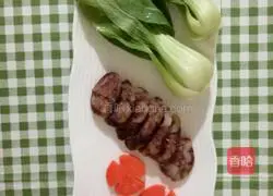 Illustration of how to make sausage clay pot rice 1