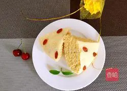 Illustration of how to make wolfberry corn cake 11