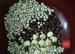 Barley red bean and lotus seed porridge recipe 1