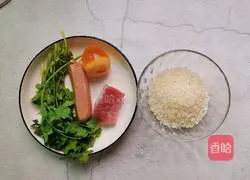 Illustration of how to make preserved egg and lean meat porridge 1