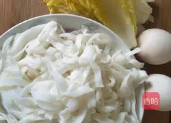 Fried Illustration of how to make rice noodles 1