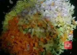 Illustration of how to make colorful rice balls 4