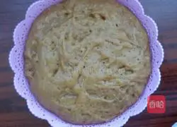 Cornmeal brown sugar cake.Illustration of how to make it 6