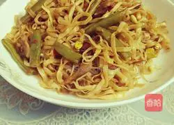 Illustration of how to make braised beans and noodles 15