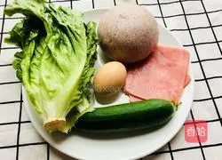 Illustration of how to make black bun burger 2