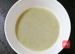 Celery and Pork Liver Porridge (Baby Complementary Food) Recipe Illustration 9