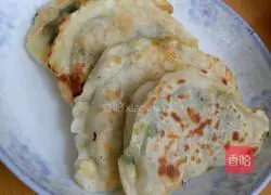 Illustration of how to make double-fried leek box 8