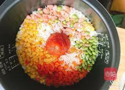 Illustration of how to make tomato braised rice 8