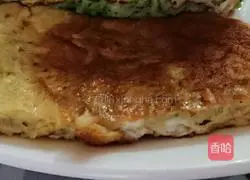 Illustration of how to make broccoli luncheon meat rice balls 2