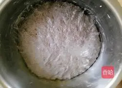 Illustration of how to make purple rice noodle milk-flavored hair cake 3