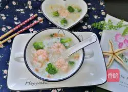 Vegetable and Shrimp Porridge Recipe Illustration 12