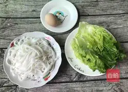 Illustration of how to make fried rice noodles 1