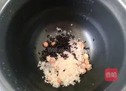 Black rice peanut porridge recipe 3