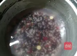 Purple sweet potato and eight-treasure porridge recipe 2