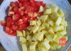 Illustration of how to make braised pork ribs with rice 4