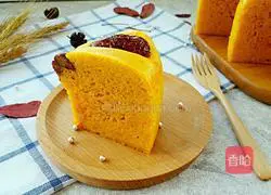 Illustration of how to make red date and pumpkin hair cake 18