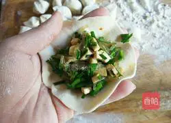 Illustration of how to make vegetarian pot stickers 7