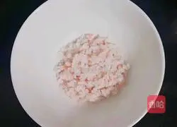 Illustration of how to make shrimp and pea porridge (baby food) 5