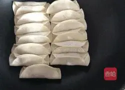 Illustration of how to make crispy pot stickers 6