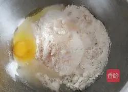 Illustration of how to make hamburger dough (hand kneading dough) 2