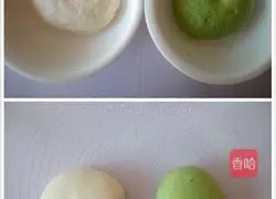 Thousand-layer double-color flower roll recipe 4