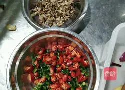 Illustration of how to make pot stickers and tofu 1