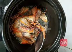 Illustration of how to make casserole shrimp porridge 1