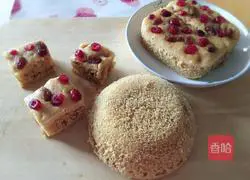 Illustration of how to make brown sugar cornmeal cake 13