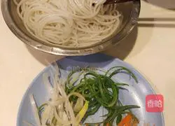 Illustration of how to make rice noodles with ginger sauce 6