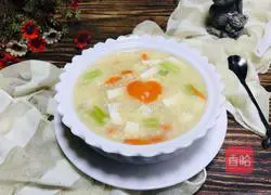 Illustration of how to make tofu and millet porridge 11