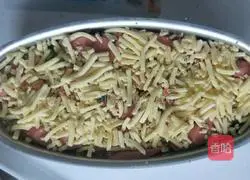 Illustration of how to make original cheese baked rice 11