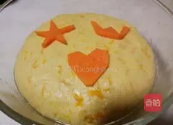 Illustration of how to make pumpkin hair cake 5