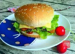 Crispy Chicken Cheeseburger Recipe Illustration 9