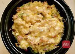 Tuna Fish and Cheese Baked Rice Recipe Illustration 12