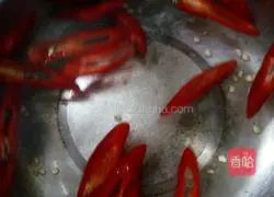 Illustration of how to make red pepper with chicken and vegetables (cold noodles) 9