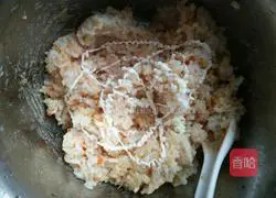 Illustration of how to make tuna rice balls 4