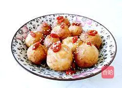 Illustration of how to make fried Lantern Festival 11