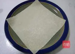 Illustration of how to wrap spring rolls 4