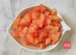 Illustration of how to make tomato and mushroom pearl noodles 5