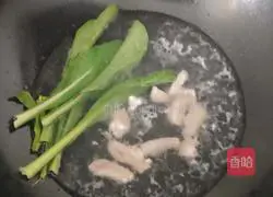 Illustration of how to make rice noodle soup 6 