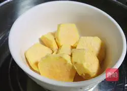 Illustration of how to make sweet potato nutritious rice cereal 3