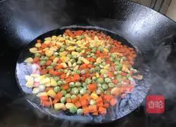 Illustration of how to make braised rice with assorted sausages 6