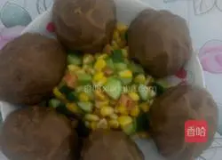 Illustration of how to make sweet potato noodles and steamed buns 4