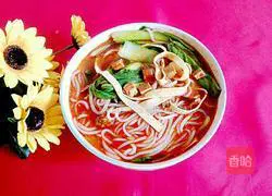 Illustration of how to make spicy and sour rice noodles 6