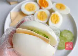 Cheese Egg Burger Recipe Illustration 9