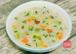 Illustration of how to make chicken and mushroom porridge 20