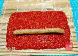 Colored rice balls Illustration of how to do it 7