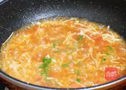  Illustration of how to make tomato and enoki mushroom risotto 16