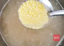 Illustration of how to make stomach-nourishing millet porridge 4 