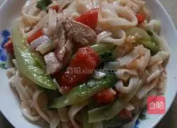 Illustration of braised rice noodles 11 